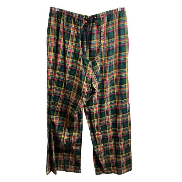 Savage‎ x Fenty Womens Two Piece Plaid Pajamas Set Size 1X Cropped Top Edgy Comf - Picture 5 of 16